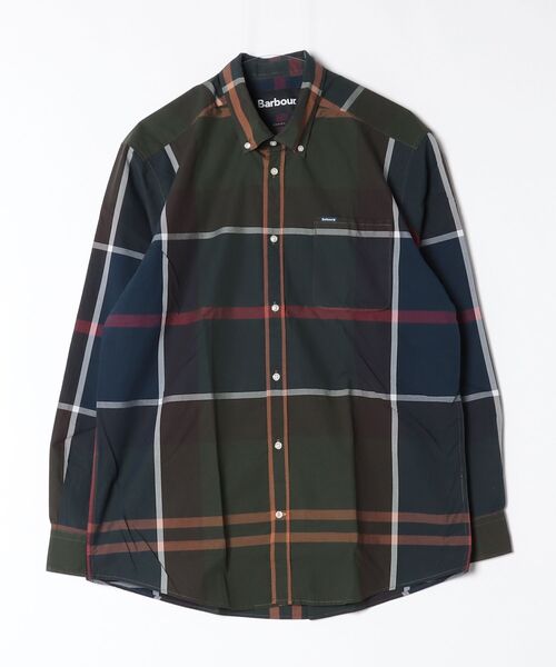 Barbour（バブアー）の「Ｈａｒｒｉｓ　Ｓｈｉｒｔ　ＡＦ（シャツ/ブラウス・メンズ・ライトブルー/ライトベージュ/グリーン/ベージュ・SMALL/MEDIUM/LARGE/X-LARGE）」の4枚目の写真