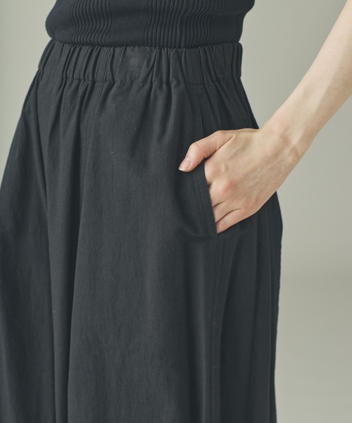 Curensology（カレンソロジー）の「Curensology(カレンソロジー)/コットンリネンドロストパンツ（その他パンツ・レディース・ブラック・FREE）」の9枚目の写真