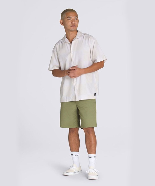 VANS(バンズ)の「KESSLER チェッカーボードシャツ / Kessler Checkerboard SS Woven VN000M18E681(シャツ/ブラウス・メンズ・オフホワイト・MEDIUM/LARGE/XX-LARGE/X-SMALL/X-LARGE/SMALL)」の4枚目の写真
