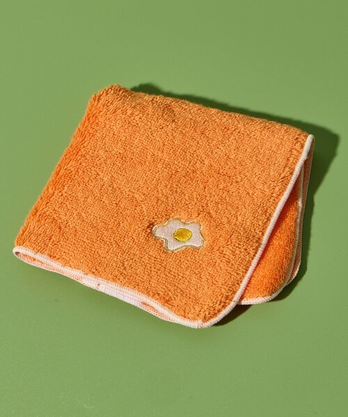 BIRTHDAY BAR(バースデイバー)の「FOOD刺繍タオルハンカチ(ハンカチ/ハンドタオル・レディース・オレンジ/ブルー系その他/アイボリー・0)」の3枚目の写真