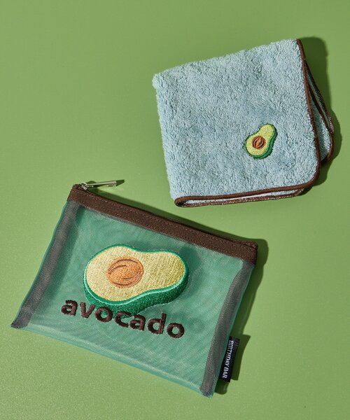 BIRTHDAY BAR(バースデイバー)の「FOOD刺繍タオルハンカチ(ハンカチ/ハンドタオル・レディース・オレンジ/ブルー系その他/アイボリー・0)」の13枚目の写真