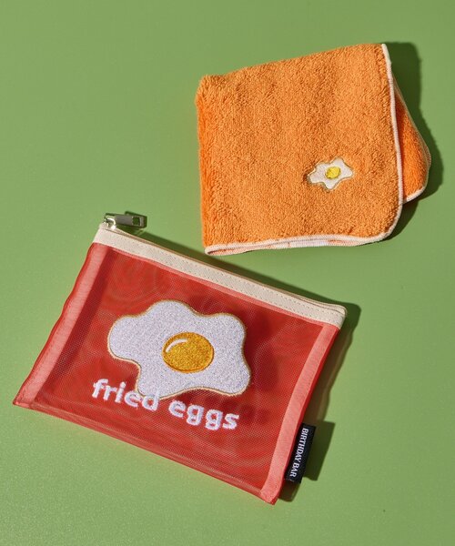 BIRTHDAY BAR(バースデイバー)の「FOOD刺繍タオルハンカチ(ハンカチ/ハンドタオル・レディース・オレンジ/ブルー系その他/アイボリー・0)」の17枚目の写真