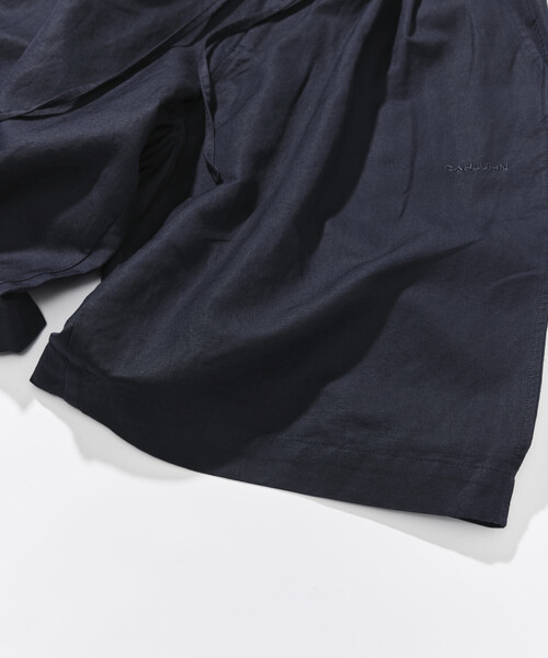 CAHLUMN/カウラム Cotton Linen 2 Tuck Chino Shorts/コットン リネン