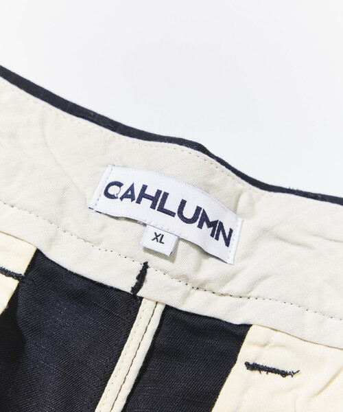 CAHLUMN（カウラム）の「CAHLUMN/カウラム Cotton Linen 2 Tuck Chino