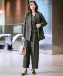 パンツ 40代卒業式スーツ 卒業式スーツ 母」に該当するグレー/灰色系の