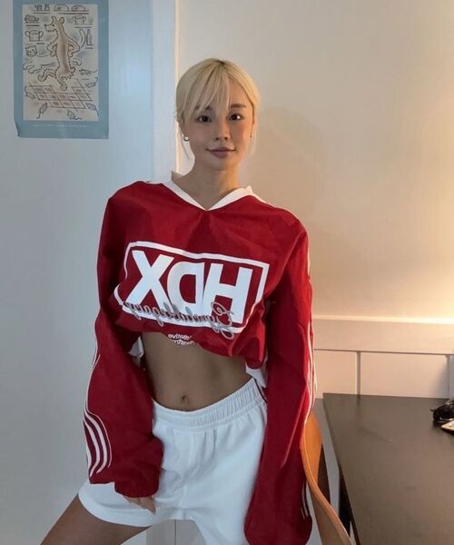 HDEX(エイチデックス)の「カラーサミットボックスウォームアップジャージロングスリーブ (レッド)(Tシャツ/カットソー・メンズ・レッド・MEDIUM/LARGE/X-LARGE/2XL)」の3枚目の写真