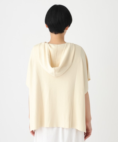 Elura（エルーラ）の「≪接触冷感≫冷感ポンチョニットジレ/664875（ベスト・レディース・ホワイト/ブラック/グレイッシュベージュ・FREE）」の20枚目の写真