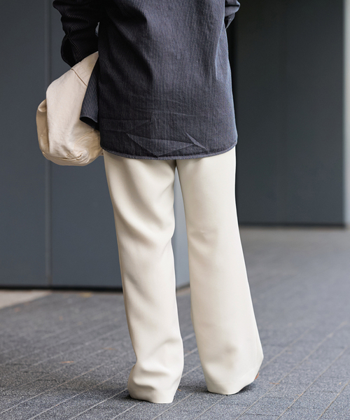 FRAMeWORK（フレームワーク）の「《追加》ライトダブルクロスイージースラックス2（スラックス・レディース・アイボリー/ブラック・40/38/36）」の16枚目の写真