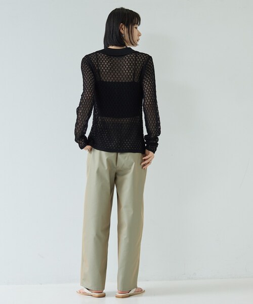 GALLEST（ギャレスト）の「フロントタックチノパン（その他パンツ・レディース・ベージュ/カーキ・40/38/36）」の8枚目の写真