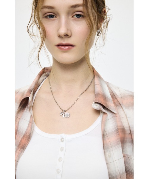 MOUSSY（マウジー）の「RHINESTONE MANY CHARM ネックレス（ネックレス・レディース・シルバー/ゴールド・FREE）」の14枚目の写真