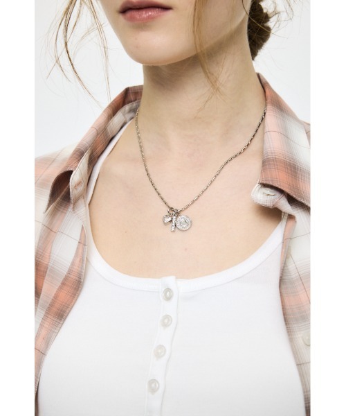 MOUSSY（マウジー）の「RHINESTONE MANY CHARM ネックレス（ネックレス・レディース・シルバー/ゴールド・FREE）」の13枚目の写真