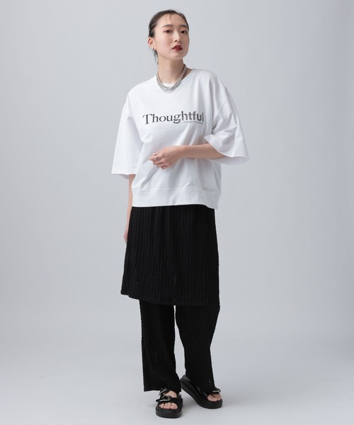 LEPSIM（レプシィム）の「レースドッキングパンツ　656644（その他パンツ・レディース・ブラック/オフホワイト・FREE）」の21枚目の写真