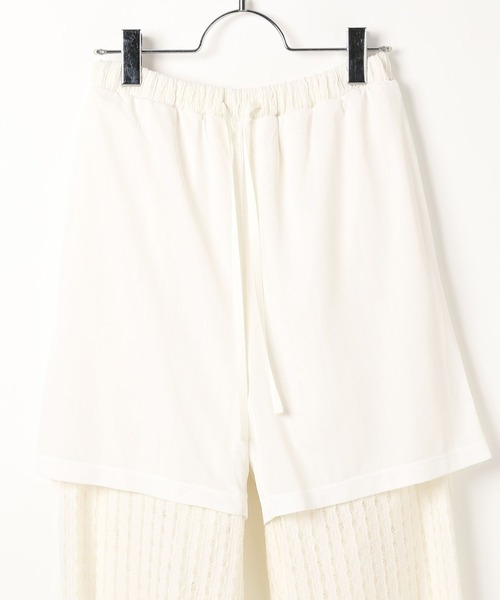 LEPSIM（レプシィム）の「レースドッキングパンツ　656644（その他パンツ・レディース・ブラック/オフホワイト・FREE）」の13枚目の写真