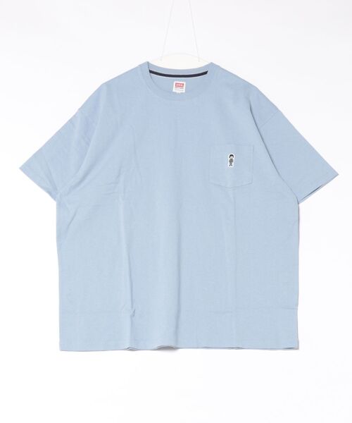 EDWIN（エドウィン）の「パッチポケット Tシャツ 半袖（Tシャツ/カットソー・メンズ・ネイビー/アイボリー/ブラック/ブルー・X-LARGE/SMALL/MEDIUM/LARGE）」の4枚目の写真