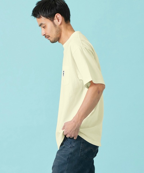 EDWIN(エドウィン)の「EDWIN エドウィン パッチポケット Tシャツ 半袖(Tシャツ/カットソー・メンズ・ネイビー/アイボリー/ブラック/ブルー・X-LARGE/SMALL/MEDIUM/LARGE)」の6枚目の写真