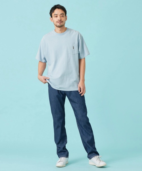 EDWIN(エドウィン)の「EDWIN エドウィン パッチポケット Tシャツ 半袖(Tシャツ/カットソー・メンズ・ネイビー/アイボリー/ブラック/ブルー・X-LARGE/SMALL/MEDIUM/LARGE)」の18枚目の写真