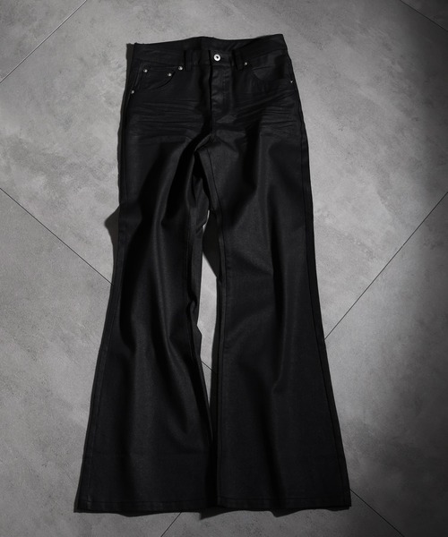 LANDNESS(ランドネス)の「【LANDNESS/ランドネス】Wax coated bootcut jeans/ワックス コーティッド ブーツカット ジーンズ(デニムパンツ・メンズ・ブラック・M/S/L)」の14枚目の写真