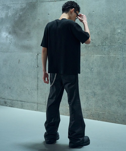 LANDNESS(ランドネス)の「【LANDNESS/ランドネス】Wax coated bootcut jeans/ワックス コーティッド ブーツカット ジーンズ(デニムパンツ・メンズ・ブラック・M/S/L)」の21枚目の写真