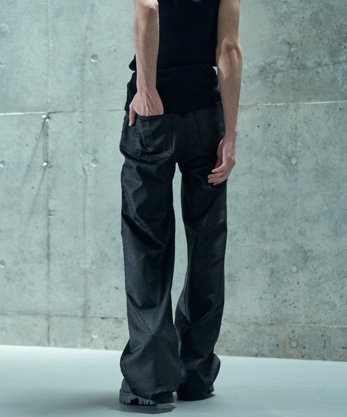 LANDNESS(ランドネス)の「【LANDNESS/ランドネス】Wax coated bootcut jeans/ワックス コーティッド ブーツカット ジーンズ(デニムパンツ・メンズ・ブラック・M/S/L)」の22枚目の写真