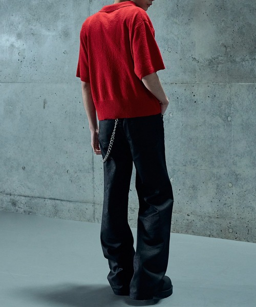 LANDNESS(ランドネス)の「【LANDNESS/ランドネス】Wax coated bootcut jeans/ワックス コーティッド ブーツカット ジーンズ(デニムパンツ・メンズ・ブラック・M/S/L)」の20枚目の写真