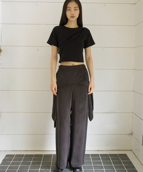 TELOPLAN(テーロプラン)の「【TELOPLAN】Nejat Trousers / ネジャットトラウザー(その他パンツ・レディース・ブラウン/グレー系・S/M)」の6枚目の写真