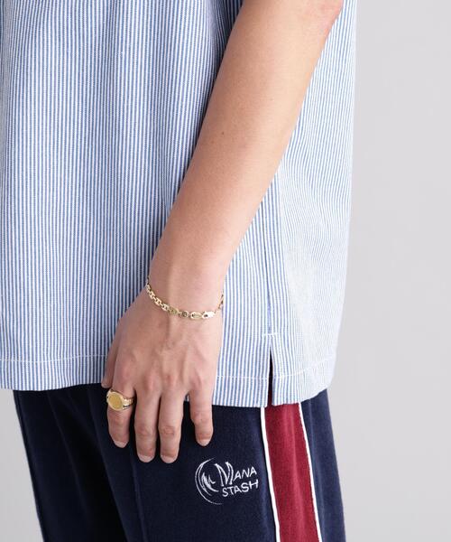 MANASTASH(マナスタッシュ)の「MANASTASH/マナスタッシュ/PATCHED LOGO WORK SHIRT(シャツ/ブラウス・メンズ・ブルー系その他3/その他3/ブラック・S/XL/L)」の12枚目の写真