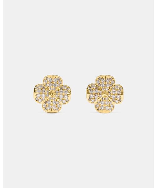 スペードフラワー パヴェ ピアス（ピアス（両耳用））｜kate spade new