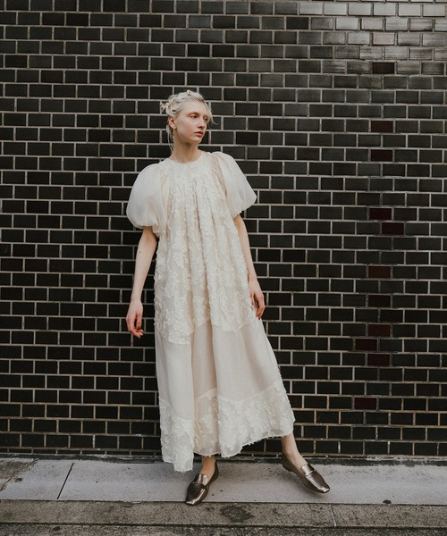 Bloom jacquard dress（ドレス）｜et.UNiVER（エトユニベール）の