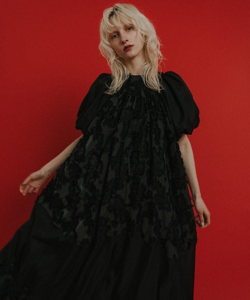 Bloom jacquard dress（ドレス）｜et.UNiVER（エトユニベール）の