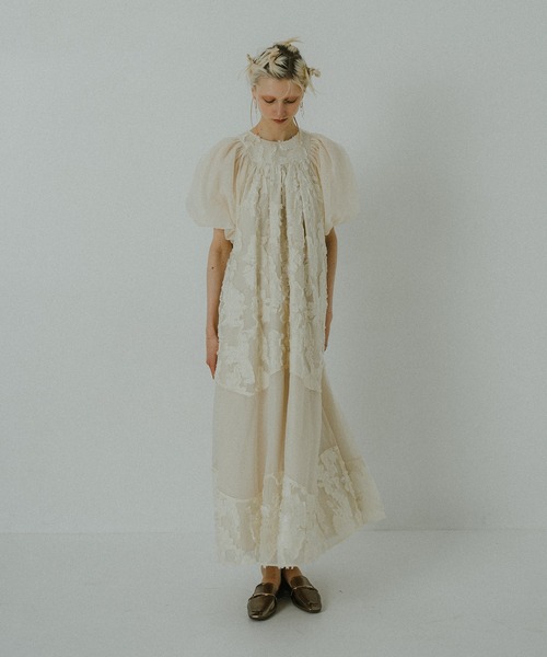 Bloom jacquard dress（ドレス）｜et.UNiVER（エトユニベール）の
