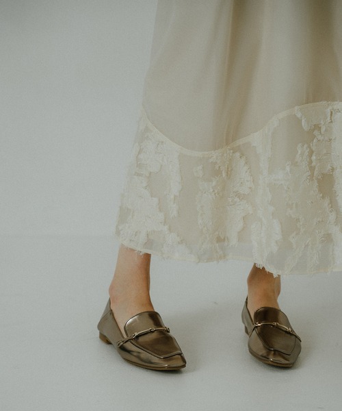 et.UNiVER(エトユニベール)の「Bloom jacquard dress(ドレス・レディース・ピンク/アイボリー/ブラック・MEDIUM/M-Short/M-Long)」の12枚目の写真