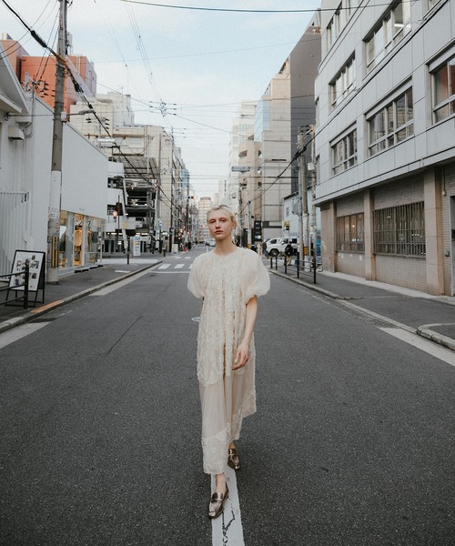 et.UNiVER(エトユニベール)の「Bloom jacquard dress(ドレス・レディース・ピンク/アイボリー/ブラック・MEDIUM/M-Short/M-Long)」の21枚目の写真