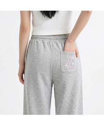 CHERRY OFF ONE TUCK WIDE SWEAT PANTS (2color)