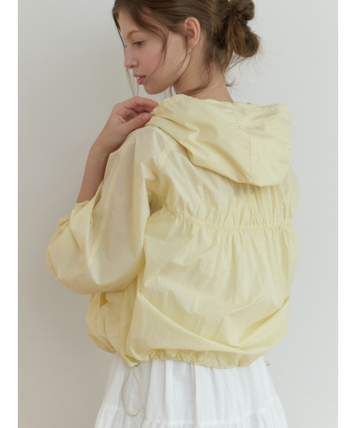RE_L(リエル)の「Dery shirring jumper (yellow)(ナイロンジャケット・レディース・その他・FREE)」の5枚目の写真