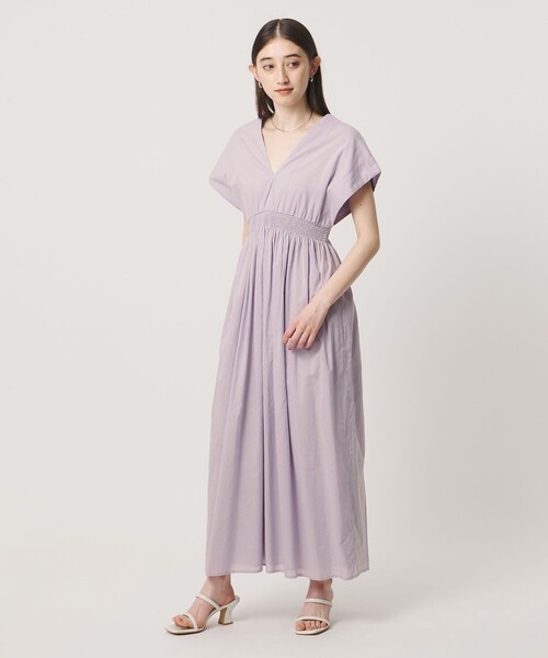 MARIHA(マリハ)の「【一部別注】<MARIHA>夏の光のドレス(ワンピース・レディース・ライラック/ネイビー・36)」の18枚目の写真