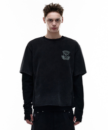 OPUS 0012（オーパス0012）の「Op. 07 TRIUMPH LAYERED LONG SLEEVE BLACK（Tシャツ/カットソー）」