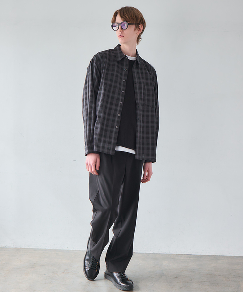 OSKR(オーエスケーアール)の「OSKR / オーエスケーアール Slab Cut Off Tee Shirt(Tシャツ/カットソー・メンズ・ブラック/グレー・LARGE/MEDIUM)」の16枚目の写真