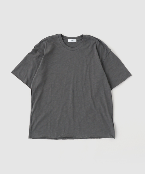 OSKR(オーエスケーアール)の「OSKR / オーエスケーアール Slab Cut Off Tee Shirt(Tシャツ/カットソー・メンズ・ブラック/グレー・LARGE/MEDIUM)」の9枚目の写真