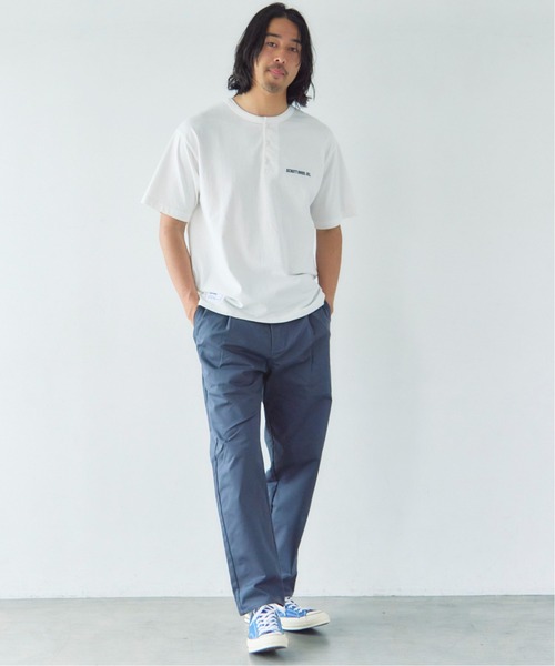 Schott(ショット)の「Schott T.O.F.G. EMB. HENLEY T-SHIRT(Tシャツ/カットソー・メンズ・ホワイト/チャコール・L/XL/M)」の15枚目の写真