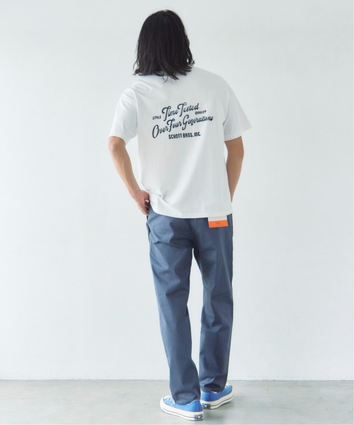 Schott(ショット)の「Schott T.O.F.G. EMB. HENLEY T-SHIRT(Tシャツ/カットソー・メンズ・ホワイト/チャコール・L/XL/M)」の6枚目の写真