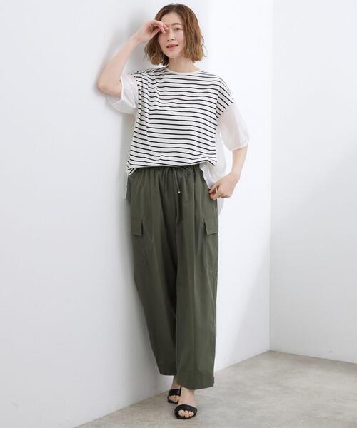 grove(グローブ)の「イージーウエストカーゴパンツ(その他パンツ・レディース・オリーブ/ナチュラル/ブラック・03/05/02/01/04)」の16枚目の写真