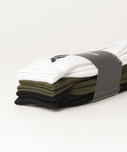 AVIREX(アヴィレックス)の「AVIREX/ AX Standard Logo Jacquard 3P Socks / 81642200(ソックス/靴下・メンズ・その他・FREE)」の2枚目の写真