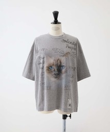 【MIHARA YASUHIRO/ミハラヤスヒロ】CAT PRINTED TEE/キャットプリントT