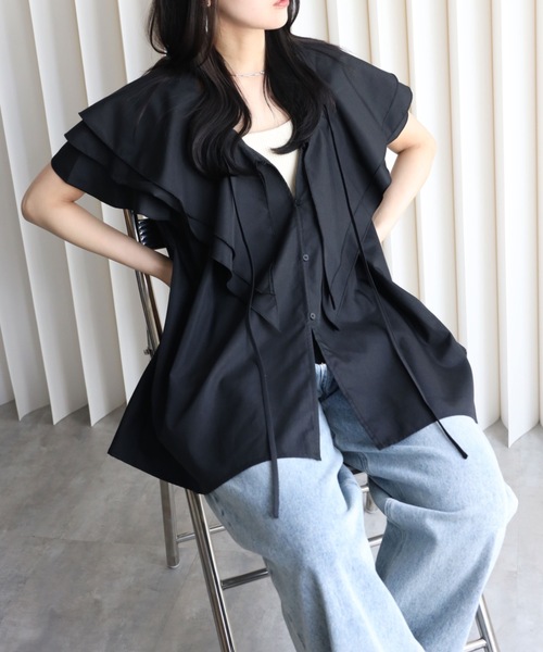 model：164cm. 着用サイズ：FREE