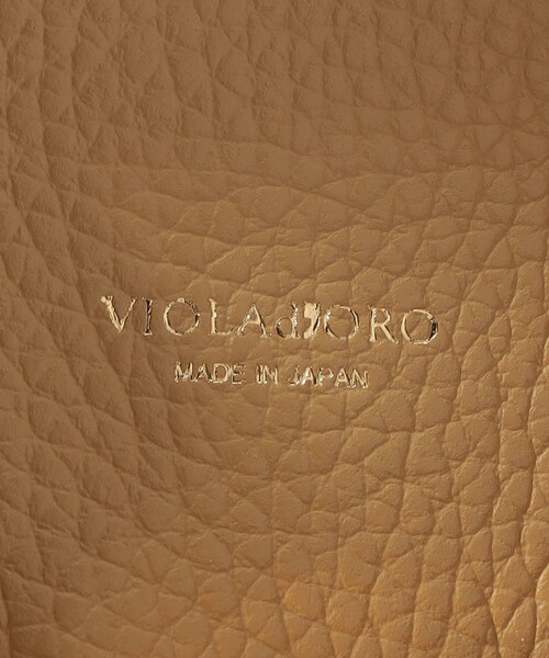 VIOLAd'ORO(ヴィオラドーロ)の「VIOLAd'ORO ダブルフェイスレザー トートバッグ(トートバッグ・レディース・オフホワイト/イエロー・FREE)」の7枚目の写真