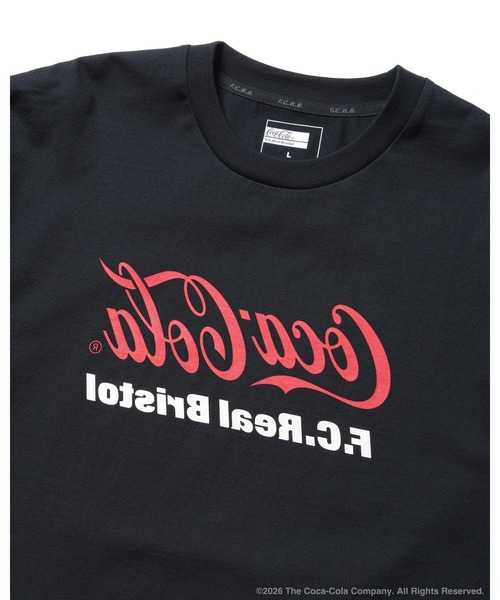 F.C.Real Bristol(エフシーレアルブリストル)の「Coca-Cola MIRROR LOGO TEE(Tシャツ/カットソー・メンズ・ホワイト/ネイビー/ブラック/オレンジ・LARGE/XX-LARGE/X-LARGE/MEDIUM/SMALL)」の11枚目の写真