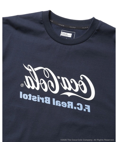 F.C.Real Bristol(エフシーレアルブリストル)の「Coca-Cola MIRROR LOGO TEE(Tシャツ/カットソー・メンズ・ホワイト/ネイビー/ブラック/オレンジ・LARGE/XX-LARGE/X-LARGE/MEDIUM/SMALL)」の7枚目の写真
