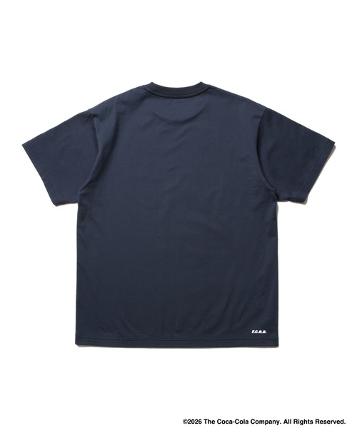 F.C.Real Bristol(エフシーレアルブリストル)の「Coca-Cola MIRROR LOGO TEE(Tシャツ/カットソー・メンズ・ホワイト/ネイビー/ブラック/オレンジ・LARGE/XX-LARGE/X-LARGE/MEDIUM/SMALL)」の6枚目の写真