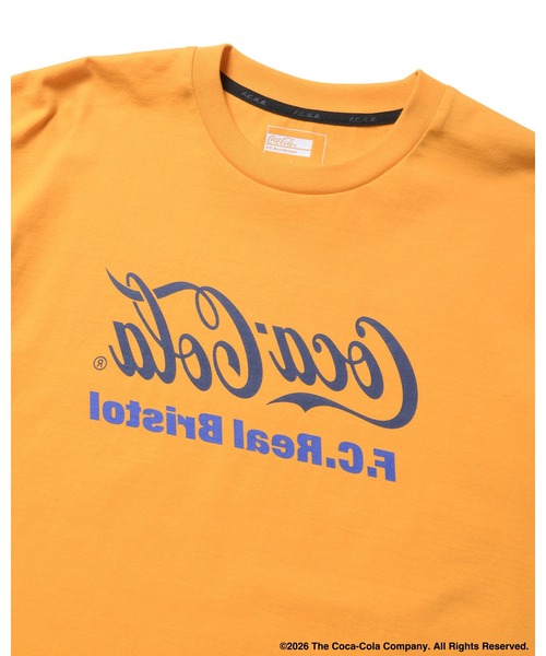F.C.Real Bristol(エフシーレアルブリストル)の「Coca-Cola MIRROR LOGO TEE(Tシャツ/カットソー・メンズ・ホワイト/ネイビー/ブラック/オレンジ・LARGE/XX-LARGE/X-LARGE/MEDIUM/SMALL)」の9枚目の写真