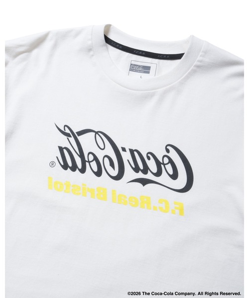 F.C.Real Bristol(エフシーレアルブリストル)の「Coca-Cola MIRROR LOGO TEE(Tシャツ/カットソー・メンズ・ホワイト/ネイビー/ブラック/オレンジ・LARGE/XX-LARGE/X-LARGE/MEDIUM/SMALL)」の13枚目の写真
